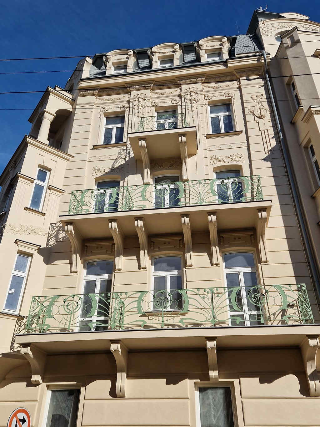 Historické balkóny Mariánské lázně